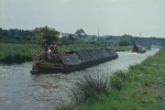 Oxford Canal (Northern Section): Hillmorton Bottom Locks Nos 2 and 3, Working boats near Hillmorton - June 1968.