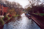 The Trent and Mersey Canal just outside Stone - Dec 2001.